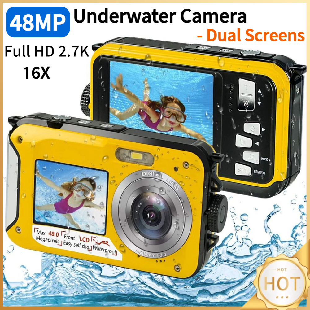 Underwater Camera - Underwater Camera Dual Screens Full HD