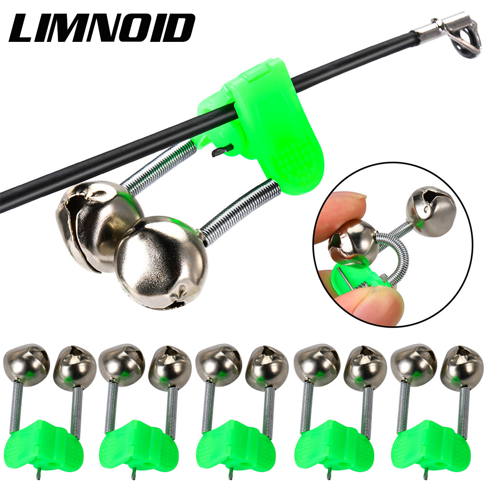 Bite Alarm - Limnoid 10Pcs Fishing Bite Alarm Bell