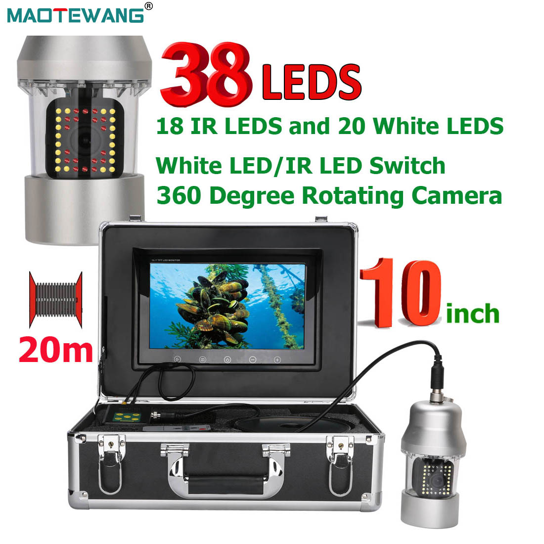 MAOTEWANG Underwater Fishing V - Fish Finder Cable บทวิจารณ์และราคา