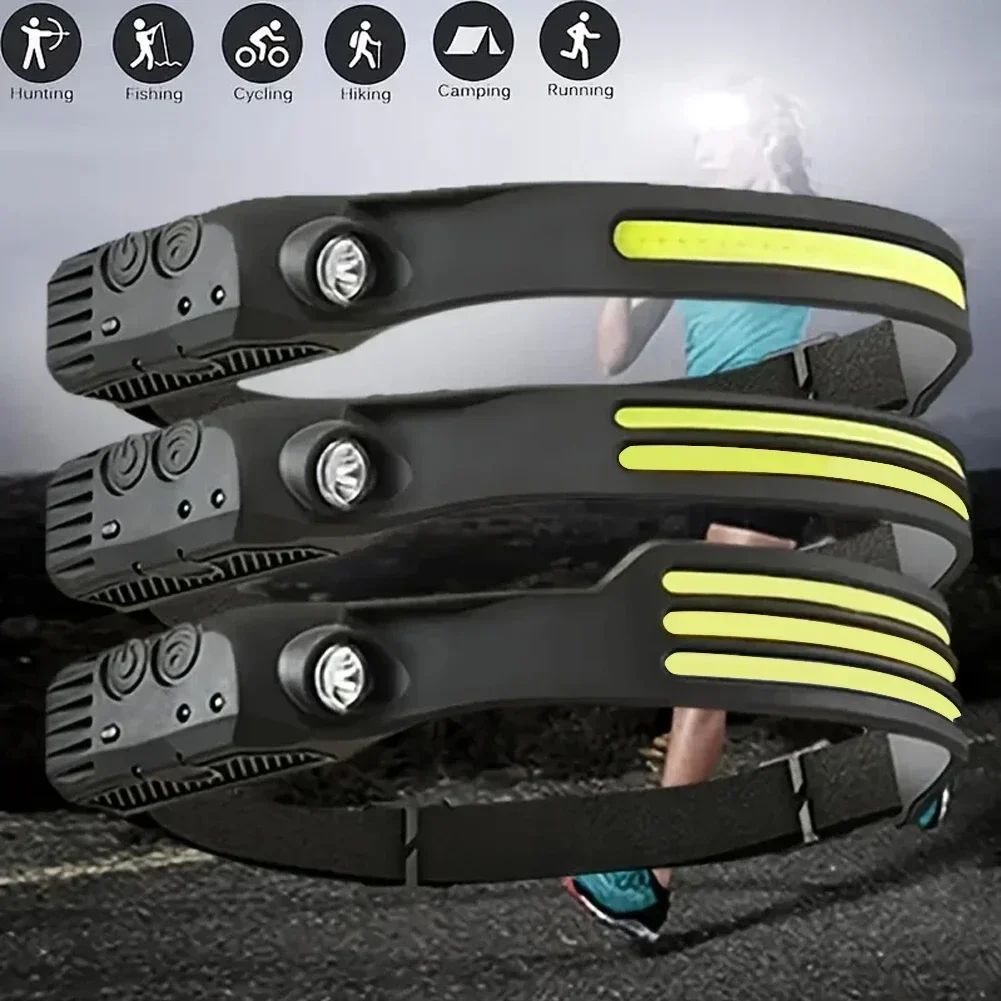 LED Sensor Headlamp Built-in B - Fish Finder Battery บทวิจารณ์และราคา