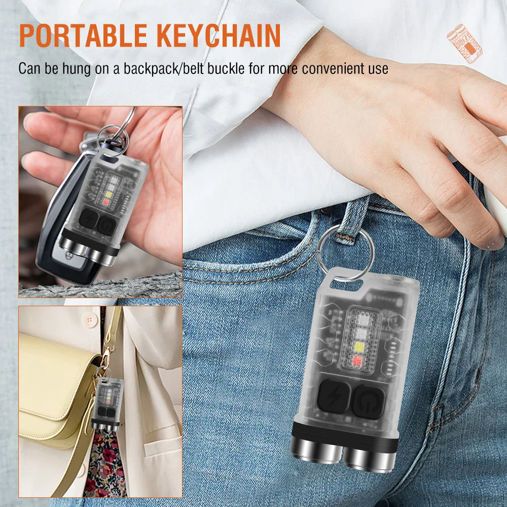 BORUiT V3 LED Keychain Portabl - Fishing Light บทวิจารณ์และราคา