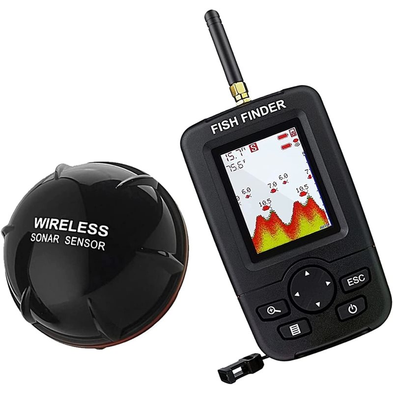 Wireless Sonar Fish Finder, Po - Fish Finder Portable บทวิจารณ์และราคา