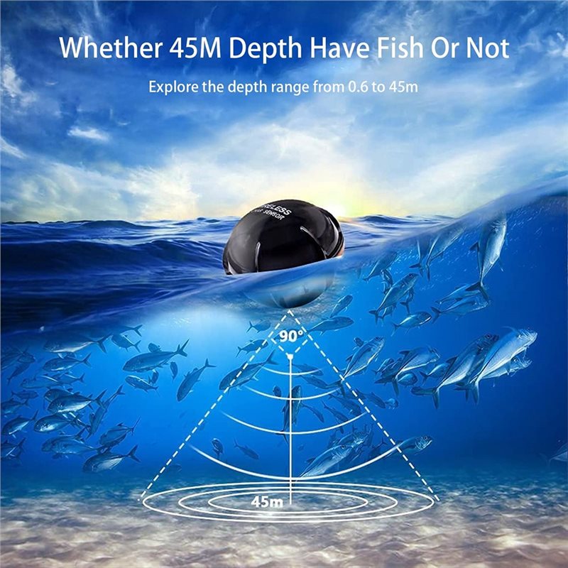 Wireless Sonar Fish Finder, Po - Fish Finder Portable บทวิจารณ์และราคา