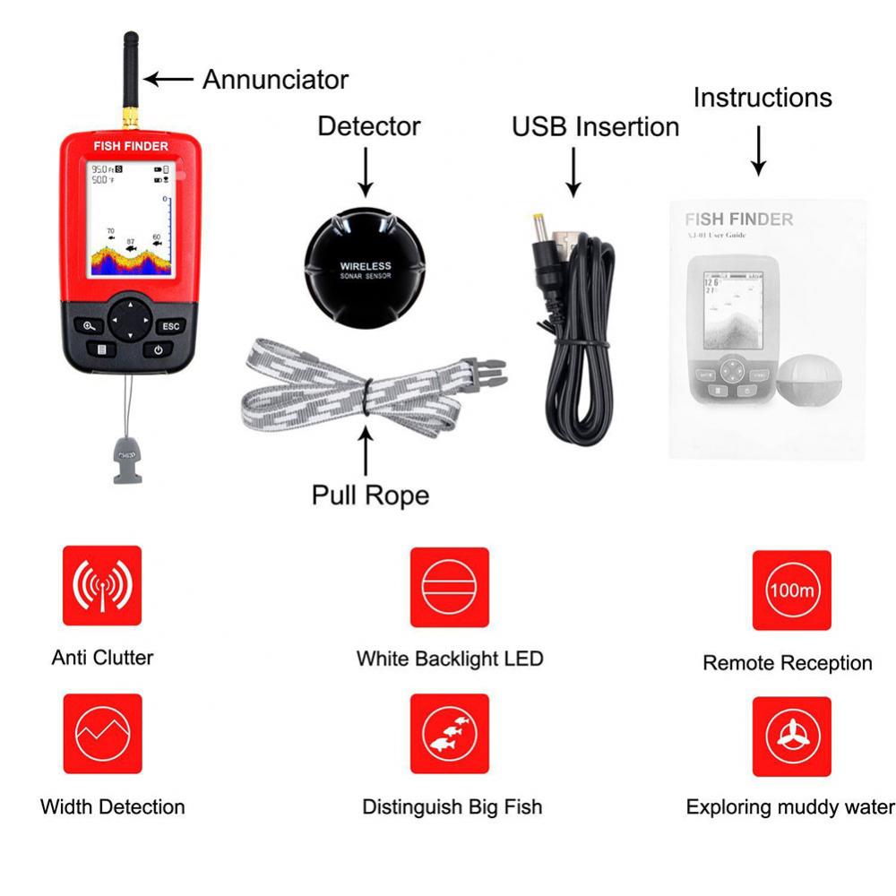 Lake Sea Fishing Smart Portabl - Fish Finder Portable บทวิจารณ์และราคา