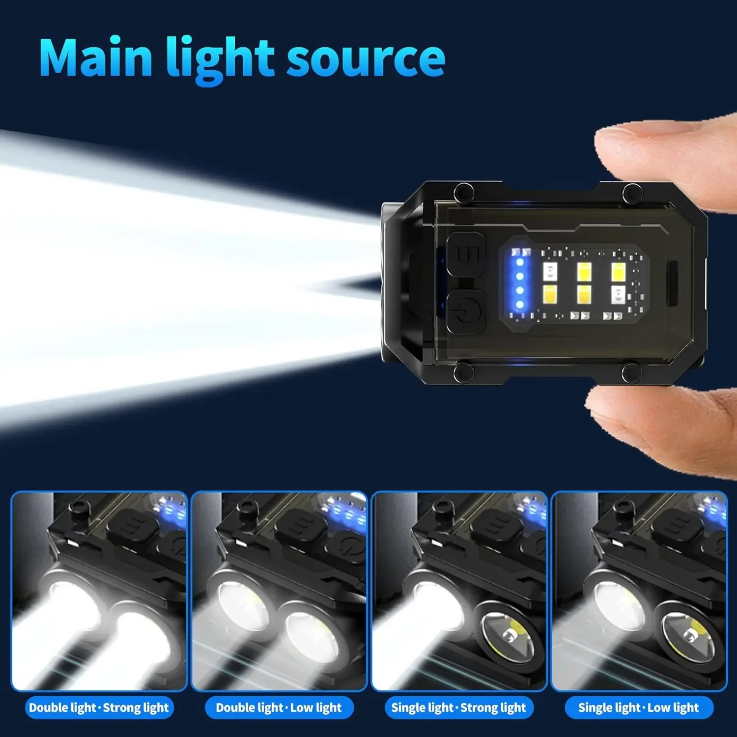 Clip-On Flashlight Rechargeabl - Fishing Light บทวิจารณ์และราคา