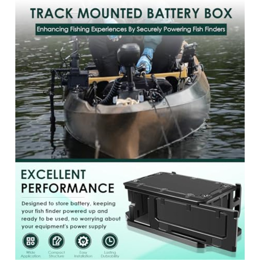 Track Mounted Battery Box for  - Fish Finder Mount บทวิจารณ์และราคา