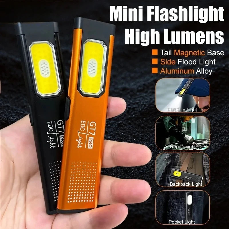 Mini LED Flashlight USB C Rech - Fishing Light บทวิจารณ์และราคา