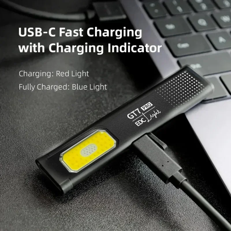 Mini LED Flashlight USB C Rech - Fishing Light บทวิจารณ์และราคา