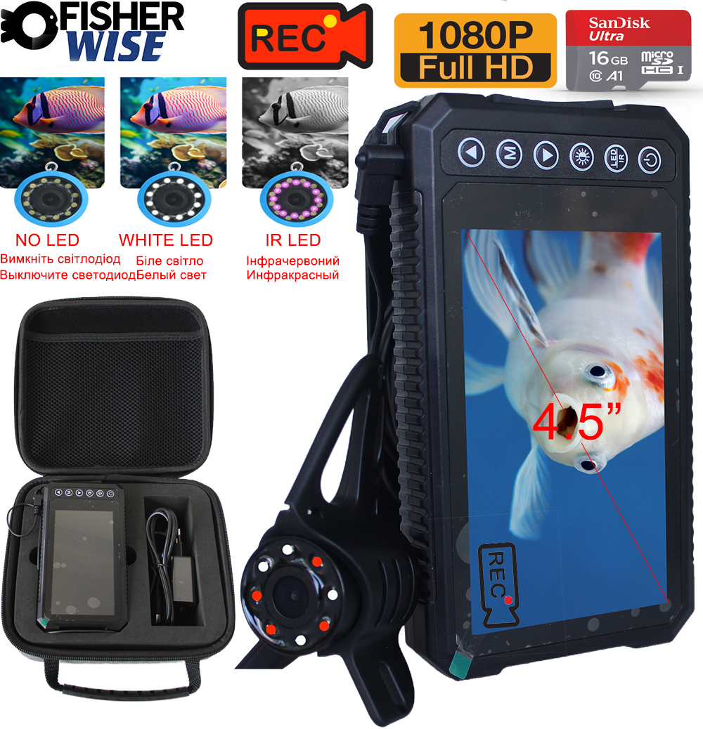 Mutil Lanuage 4.5Inch IPS 1080 - Underwater Camera บทวิจารณ์และราคา