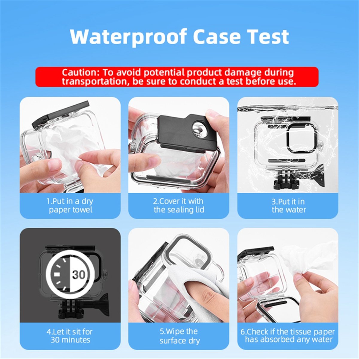 M05K 60M Waterproof Case for G - Underwater Camera บทวิจารณ์และราคา