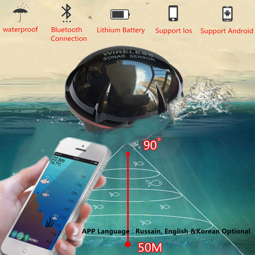 PUPOPAN 100M Brand New Smart P - Fish Finder Transducer บทวิจารณ์และราคา