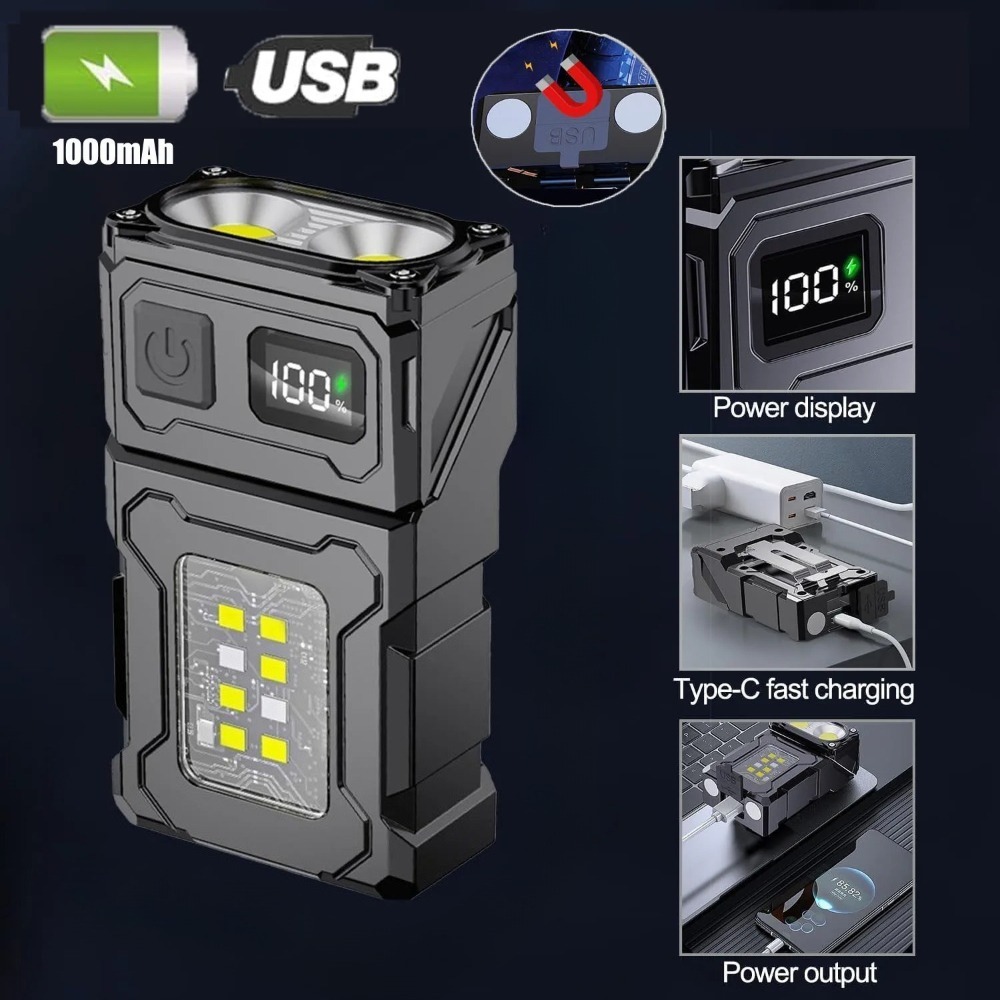 180° Rotatable LED Flashlight  - Fishing Light บทวิจารณ์และราคา