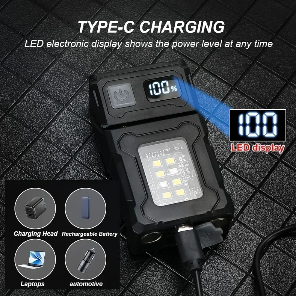 180° Rotatable LED Flashlight  - Fishing Light บทวิจารณ์และราคา