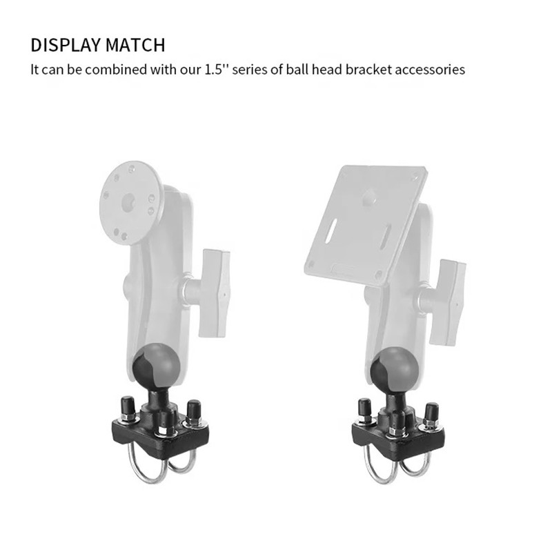 Aluminum Double U-Bolt Mount f - Fish Finder Mount บทวิจารณ์และราคา