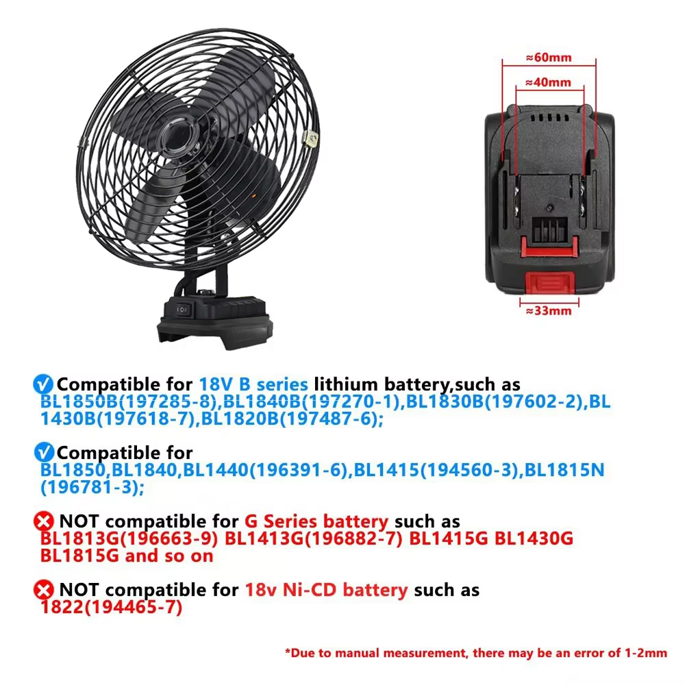 6/8In Camping Fan Outdoor Fish - Fish Finder Battery บทวิจารณ์และราคา
