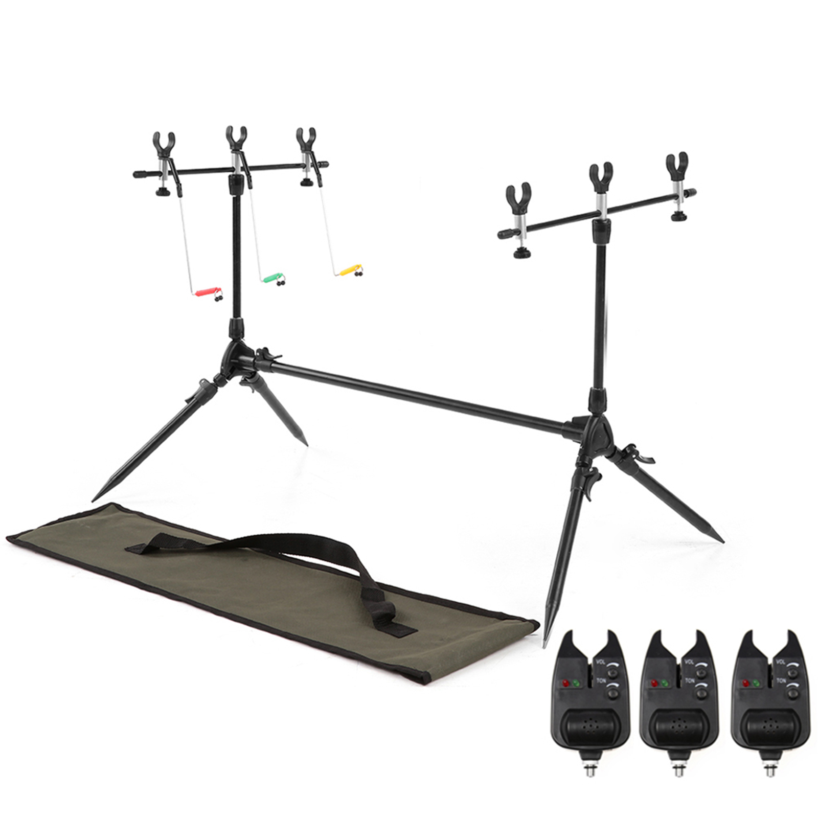 Lixada 3-in-1 Fishing Rod Pod  - Bite Alarm บทวิจารณ์และราคา