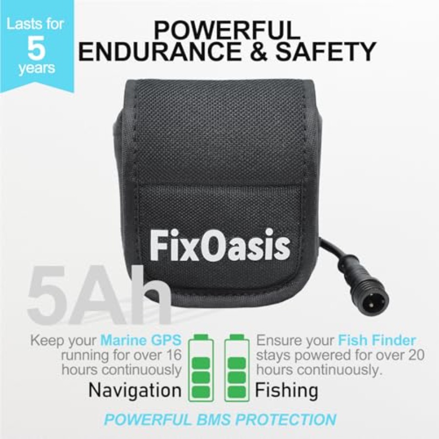 12V Lithium-Ion Fish Finder Ba - Fish Finder Charger บทวิจารณ์และราคา