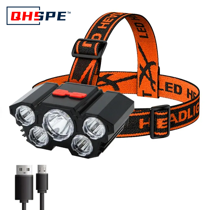 Rechargeable 5 LED Headlamp St - Fish Finder Battery บทวิจารณ์และราคา