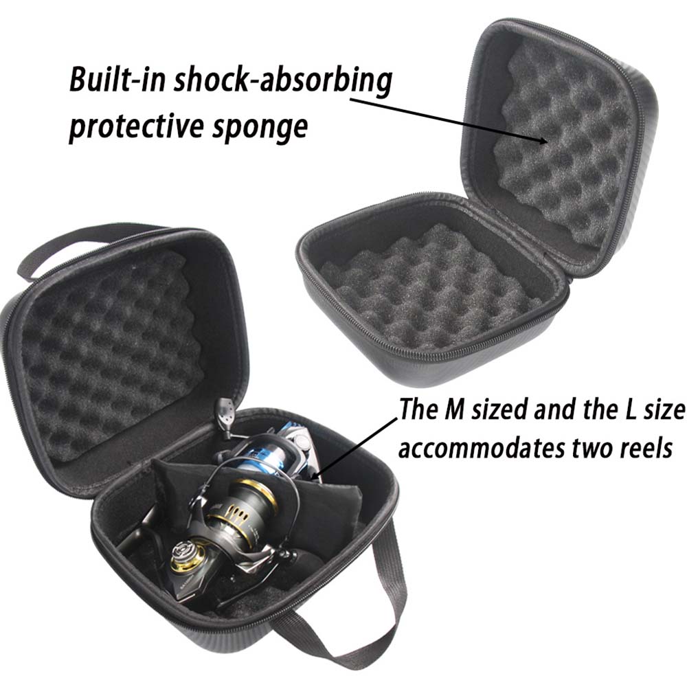 JSFUN Fishing Reel Case S/M/L  - Fish Finder Case บทวิจารณ์และราคา