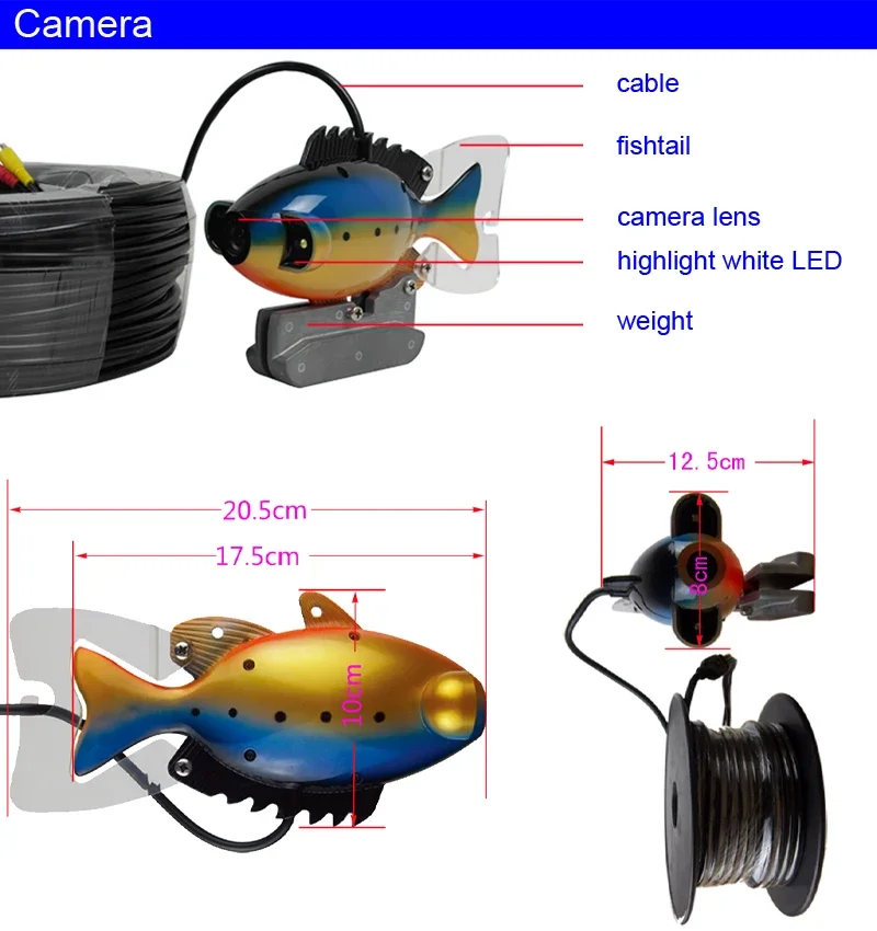SY801 Full Waterproof Underwat - Fish Finder Portable บทวิจารณ์และราคา