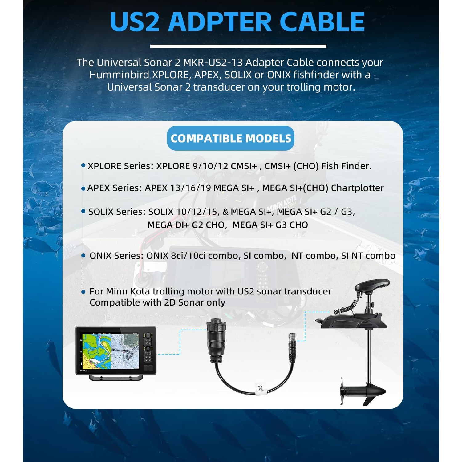 For Minn Kota MKR-US2-13 Unive - Fish Finder Transducer บทวิจารณ์และราคา