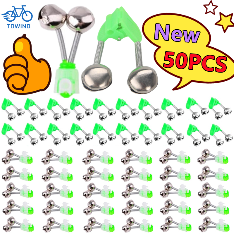 50-5PCS Double Bells Fishing I - Bite Alarm บทวิจารณ์และราคา
