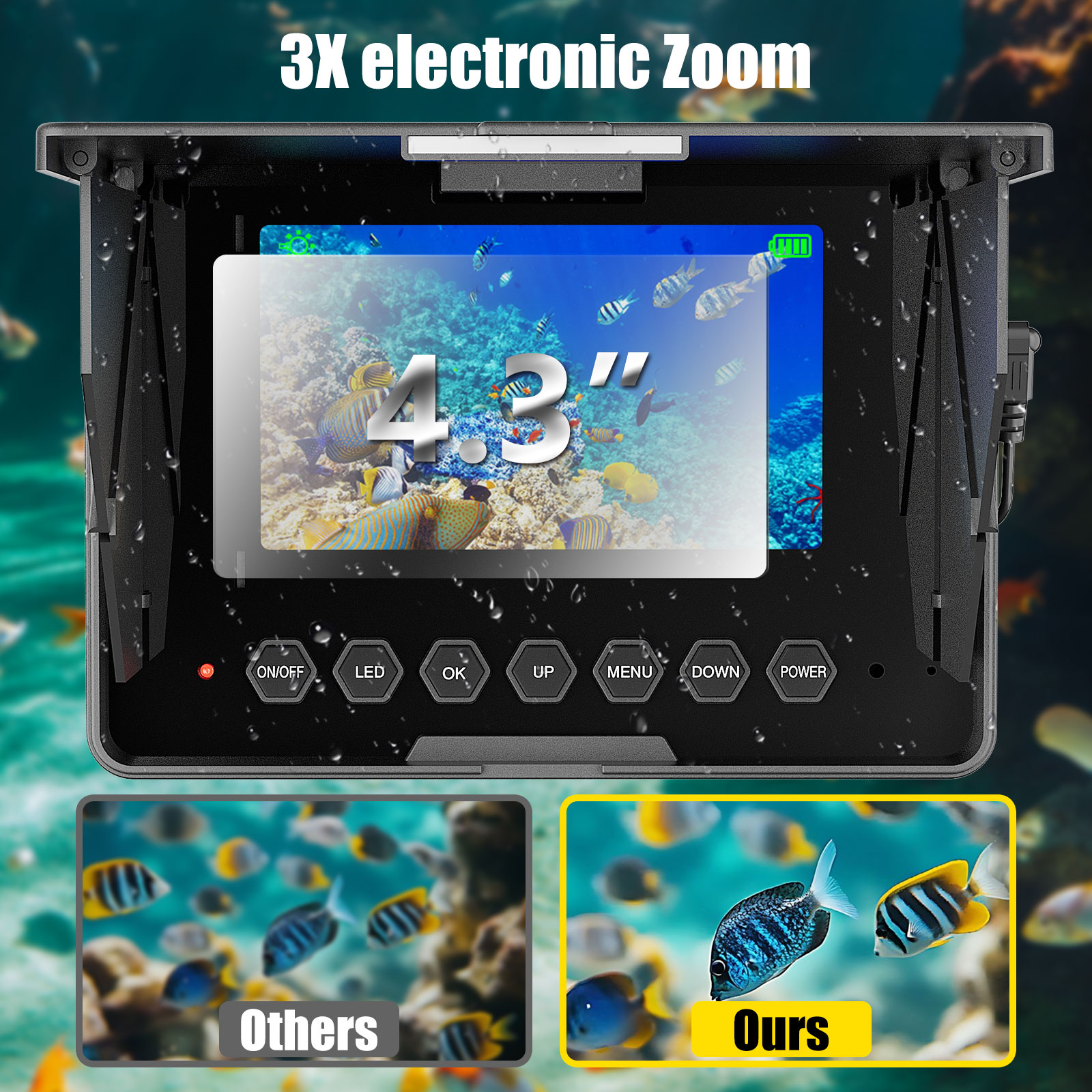 Underwater Fishing Camera - 15 - Fish Finder Cable บทวิจารณ์และราคา