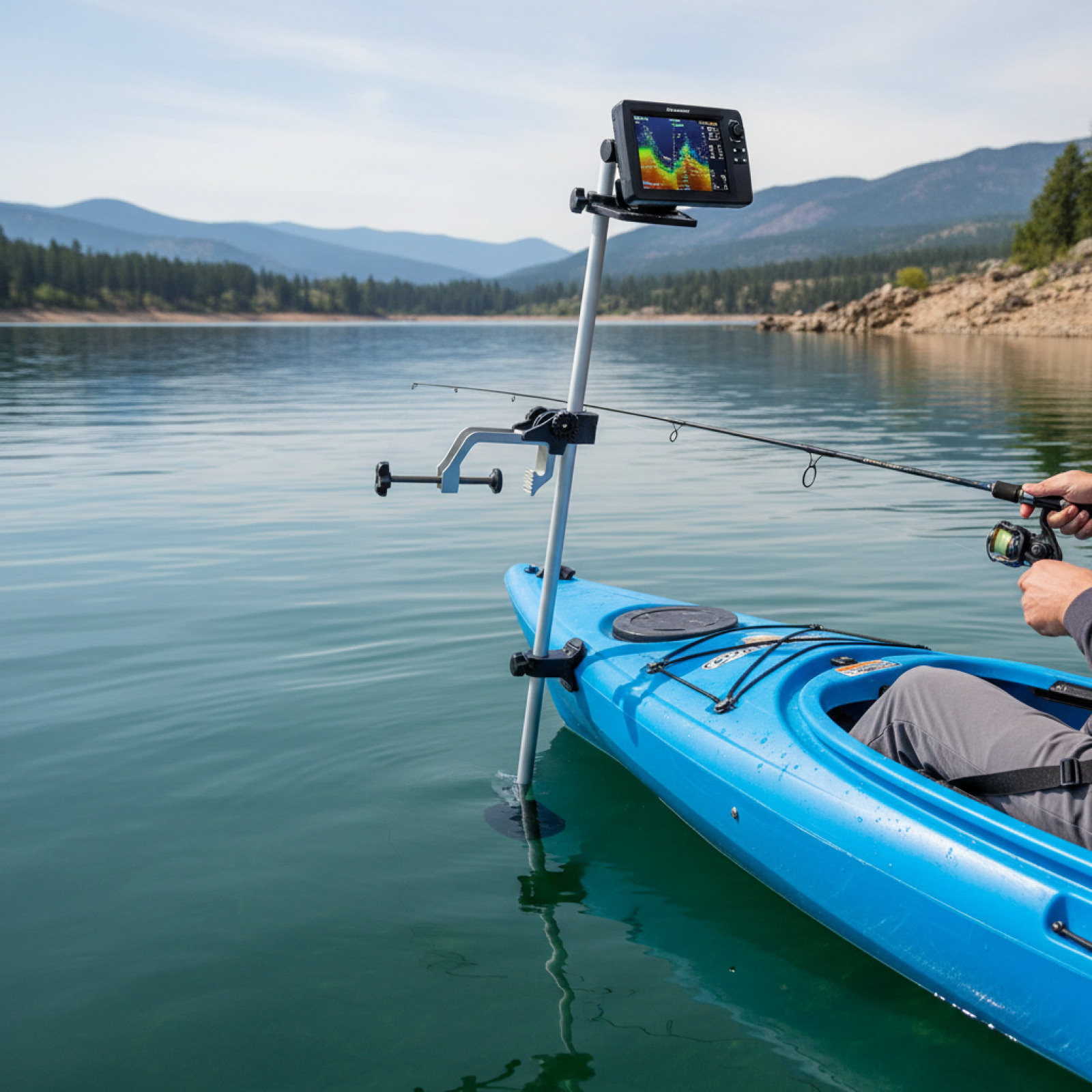 Kayak Fish Finder Mount Versat - Fish Finder Mount บทวิจารณ์และราคา