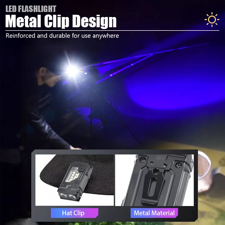 Mini Keychain EDC Flashlight - - Fishing Light บทวิจารณ์และราคา