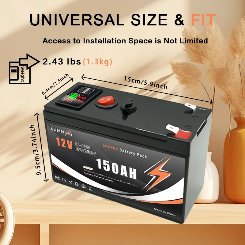 12V 150Ah Lithium  LiFeP04 Bat - Fish Finder Charger บทวิจารณ์และราคา