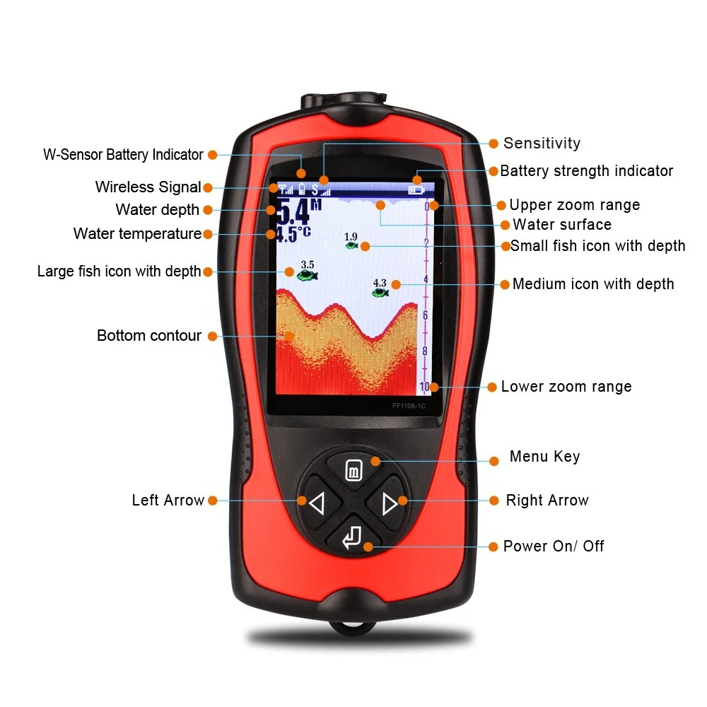 Wired fish finder high definit - Fish Finder บทวิจารณ์และราคา
