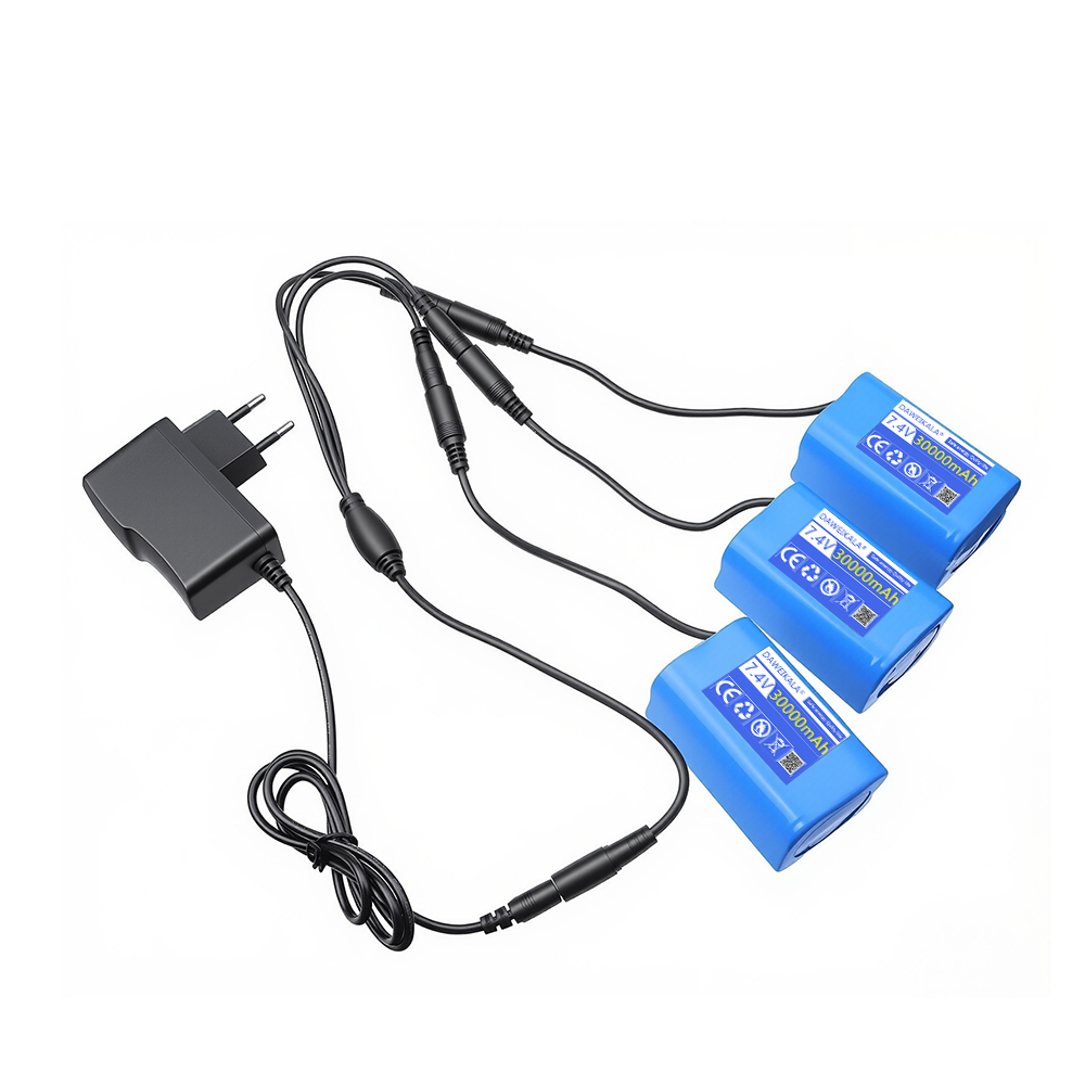 7.4V 30000mAh Battery with USB - Fish Finder Charger บทวิจารณ์และราคา