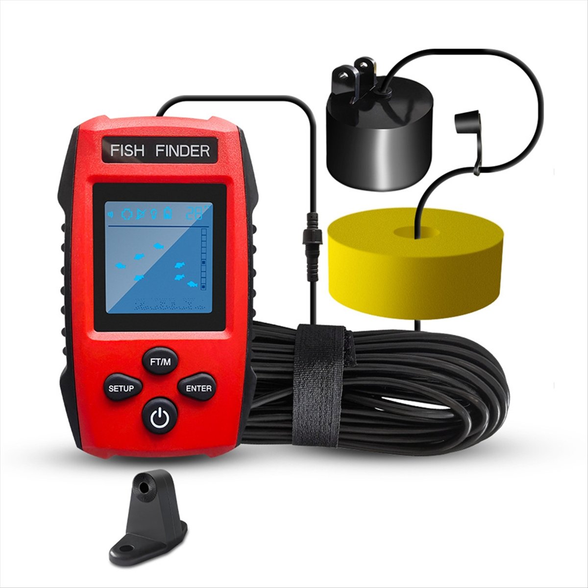 Color LCD Fish Finder Wired So - Fish Finder Transducer บทวิจารณ์และราคา