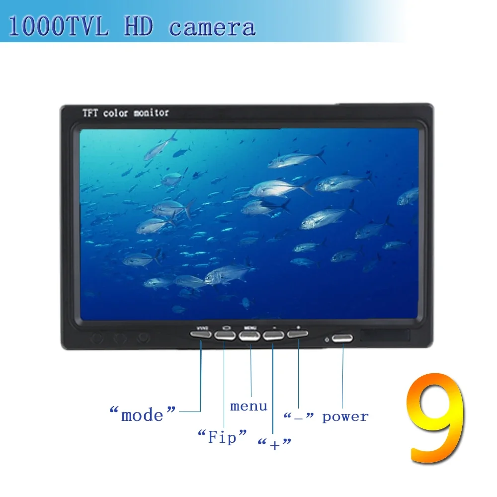Fish finder F08A 9inch Underwa - Fishing Camera บทวิจารณ์และราคา