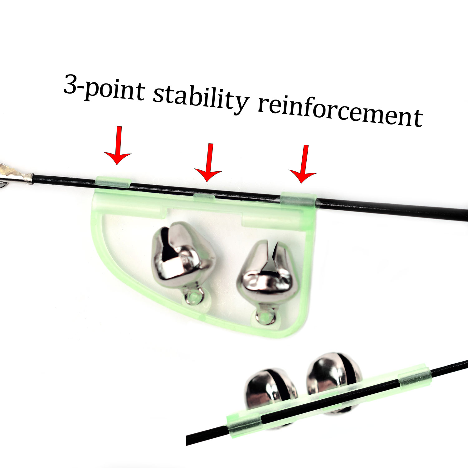 Topranc Double Bells Fishing B - Bite Indicator บทวิจารณ์และราคา