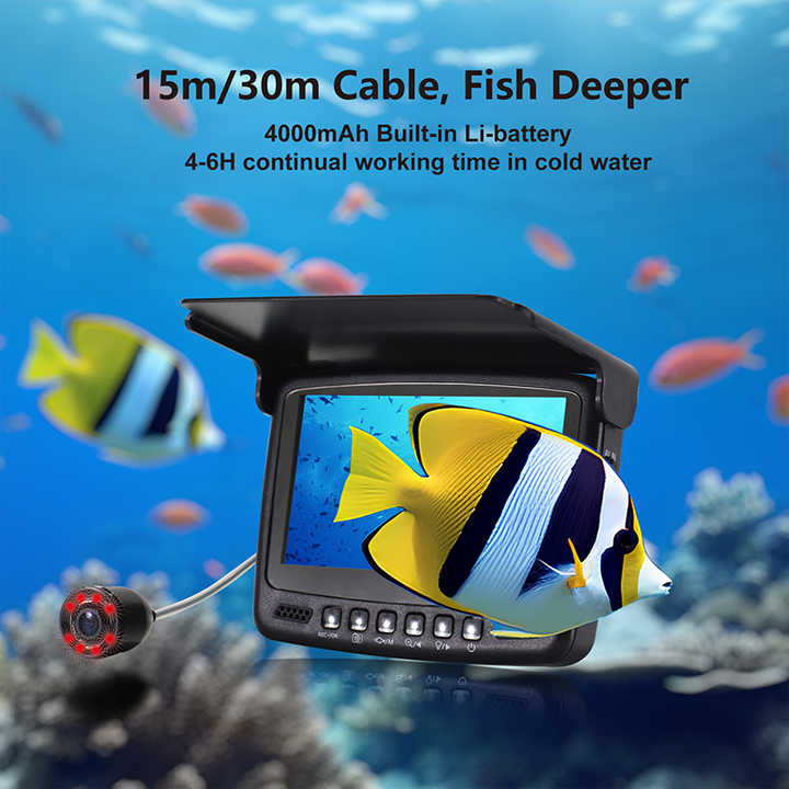 4.3 Inch Screen  Underwater 15 - Fishing Camera บทวิจารณ์และราคา