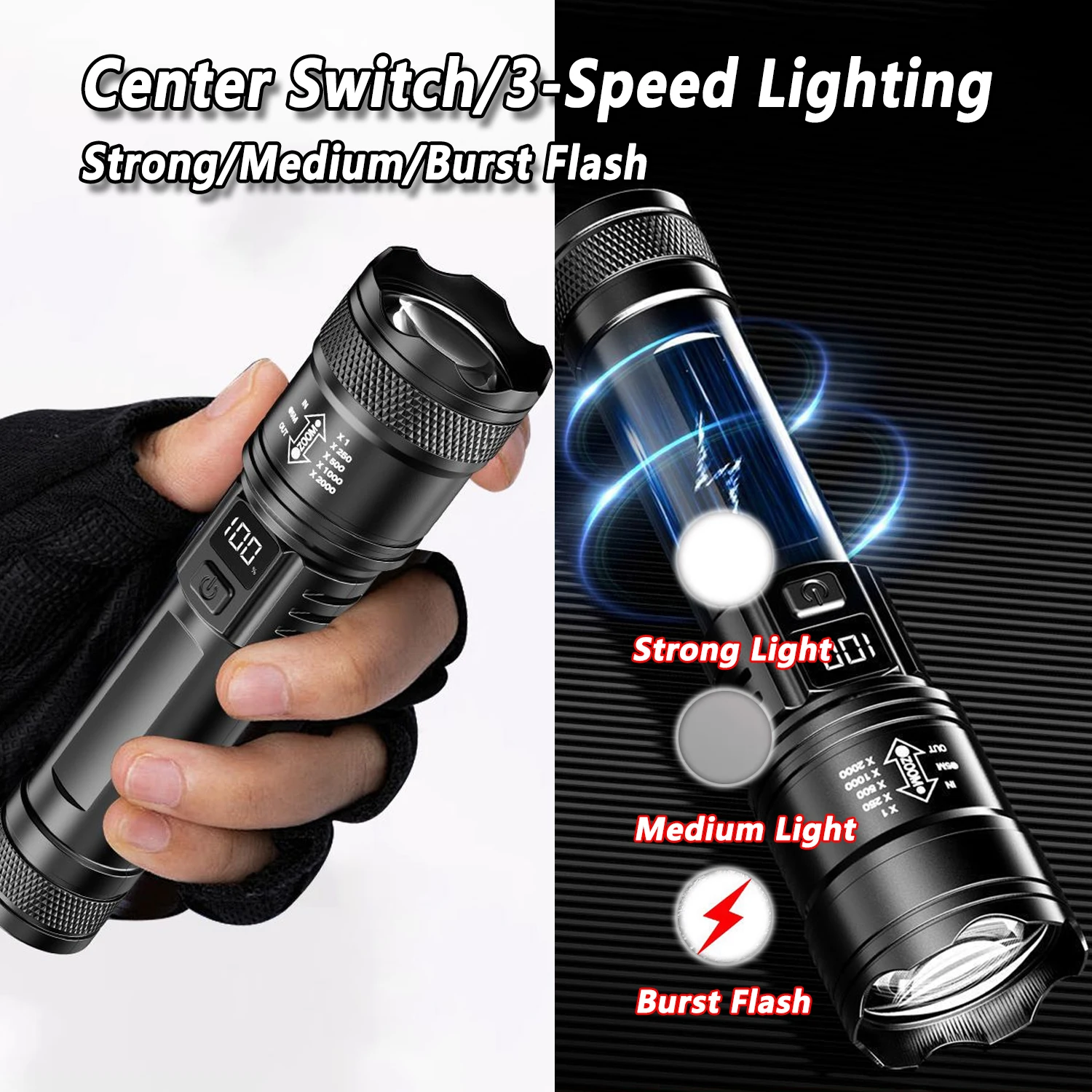 Ultra Bright LED Flashlight 20 - Fishing Light บทวิจารณ์และราคา