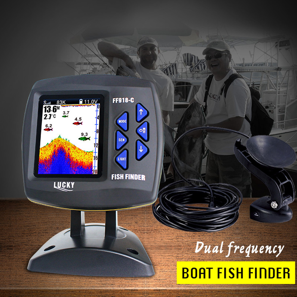 FF918-C100DS Color Screen Wire - Fish Finder Gps บทวิจารณ์และราคา