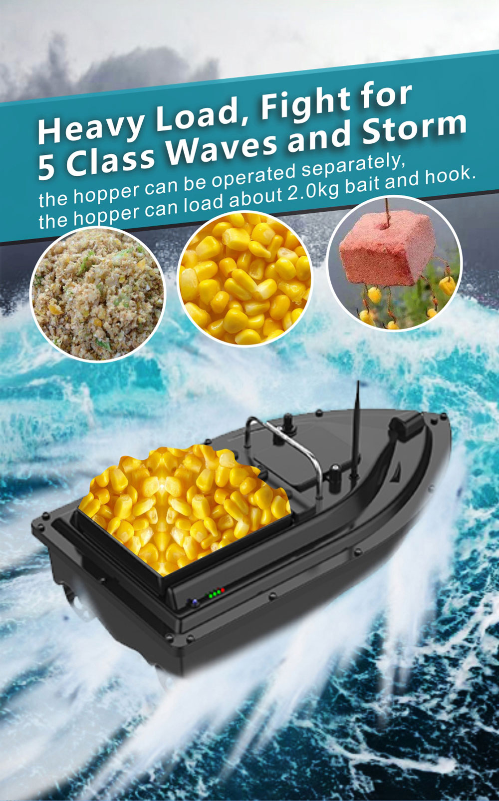 Bait Boat With GPS Positioning - Fishing Gps บทวิจารณ์และราคา
