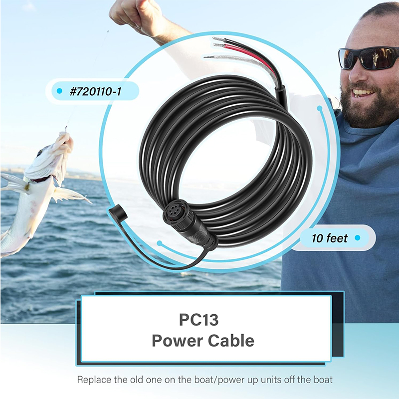 720110-1 PC13 Power Cable for  - Fish Finder Cable บทวิจารณ์และราคา