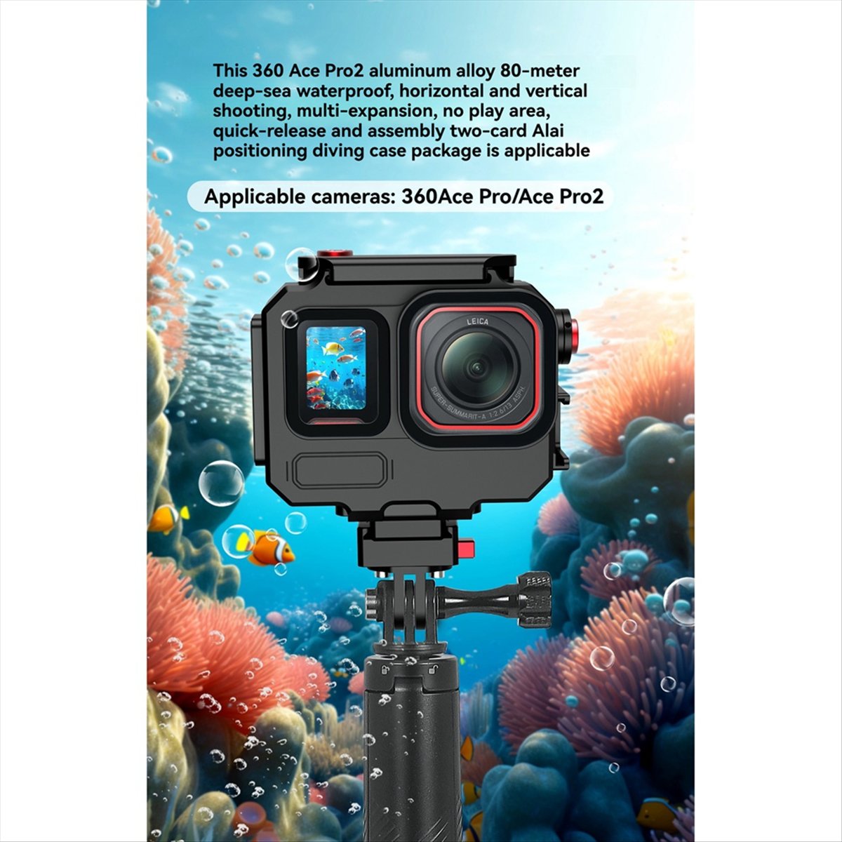 M05K 263FT/80M Waterproof Case - Underwater Camera บทวิจารณ์และราคา