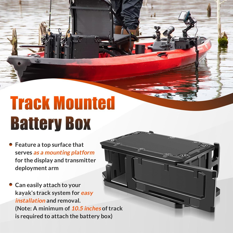 Track Mounted Battery Box for  - Fish Finder Transducer บทวิจารณ์และราคา