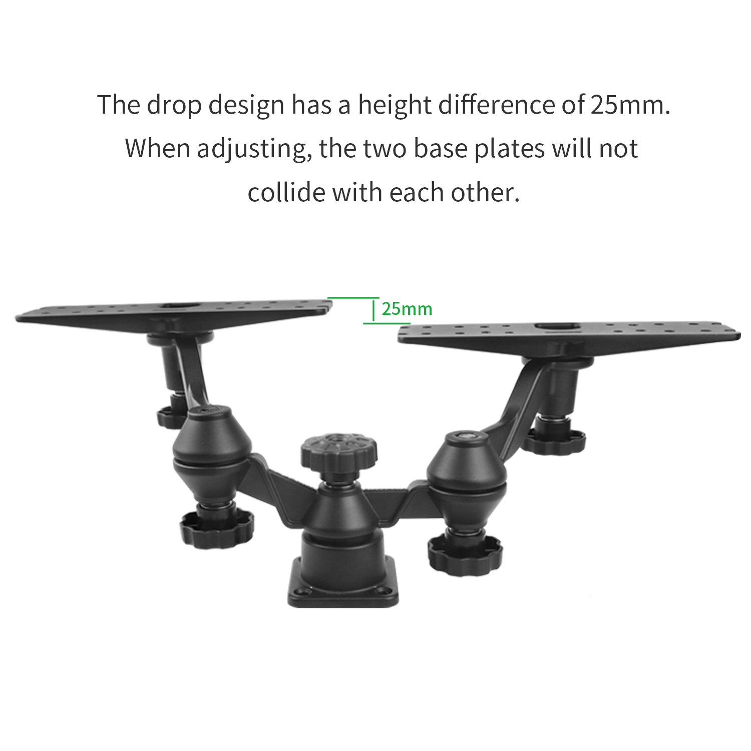 Horizontal boom dual-arm fishf - Fish Finder บทวิจารณ์และราคา