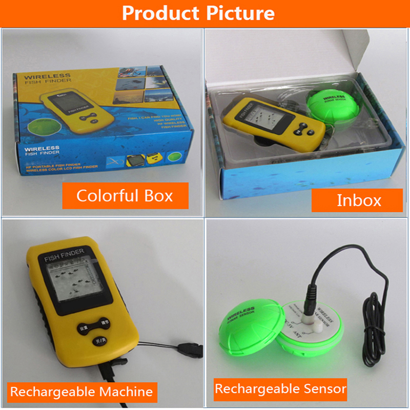 Brand New KDR Colorful Wireles - Fish Finder Transducer บทวิจารณ์และราคา