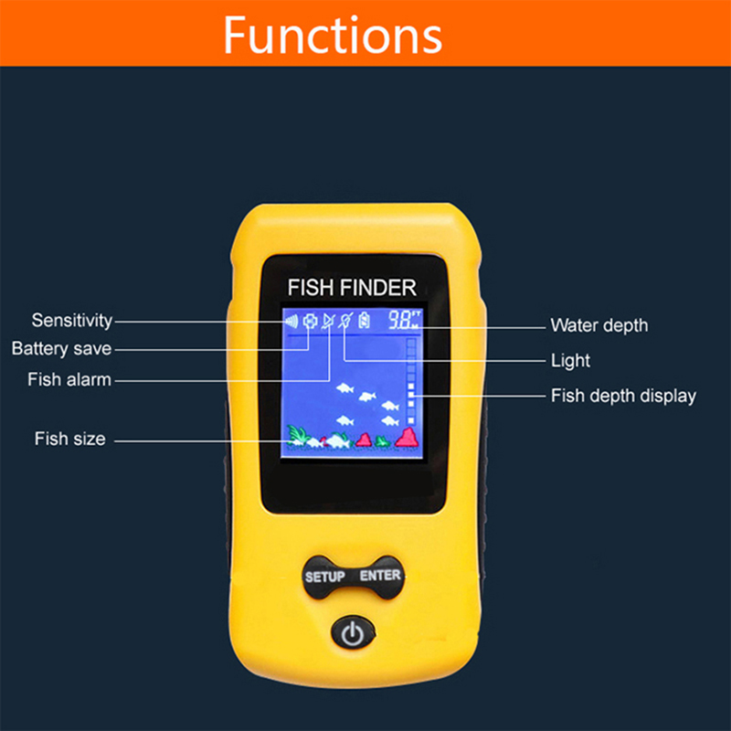 Brand New KDR Colorful Wireles - Fish Finder Transducer บทวิจารณ์และราคา