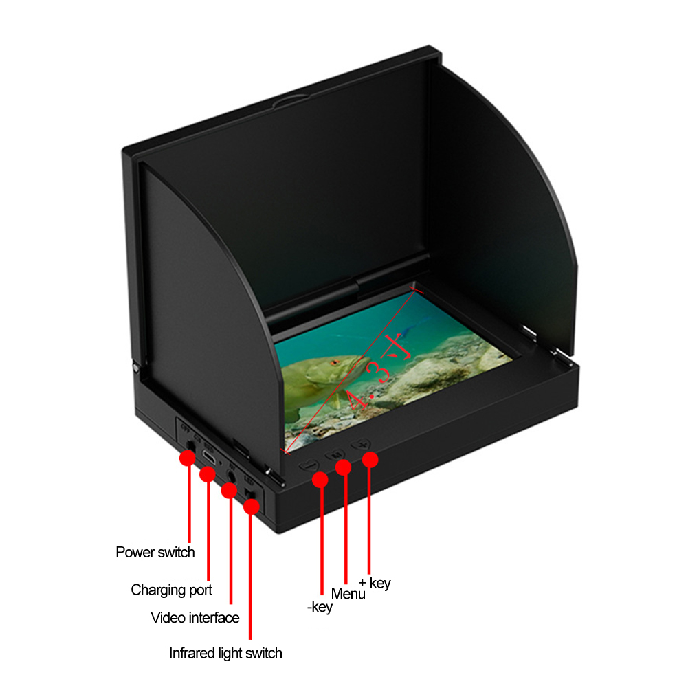 4.3 Inch HD Screen Fish Finder - Fishing Depth Finder บทวิจารณ์และราคา