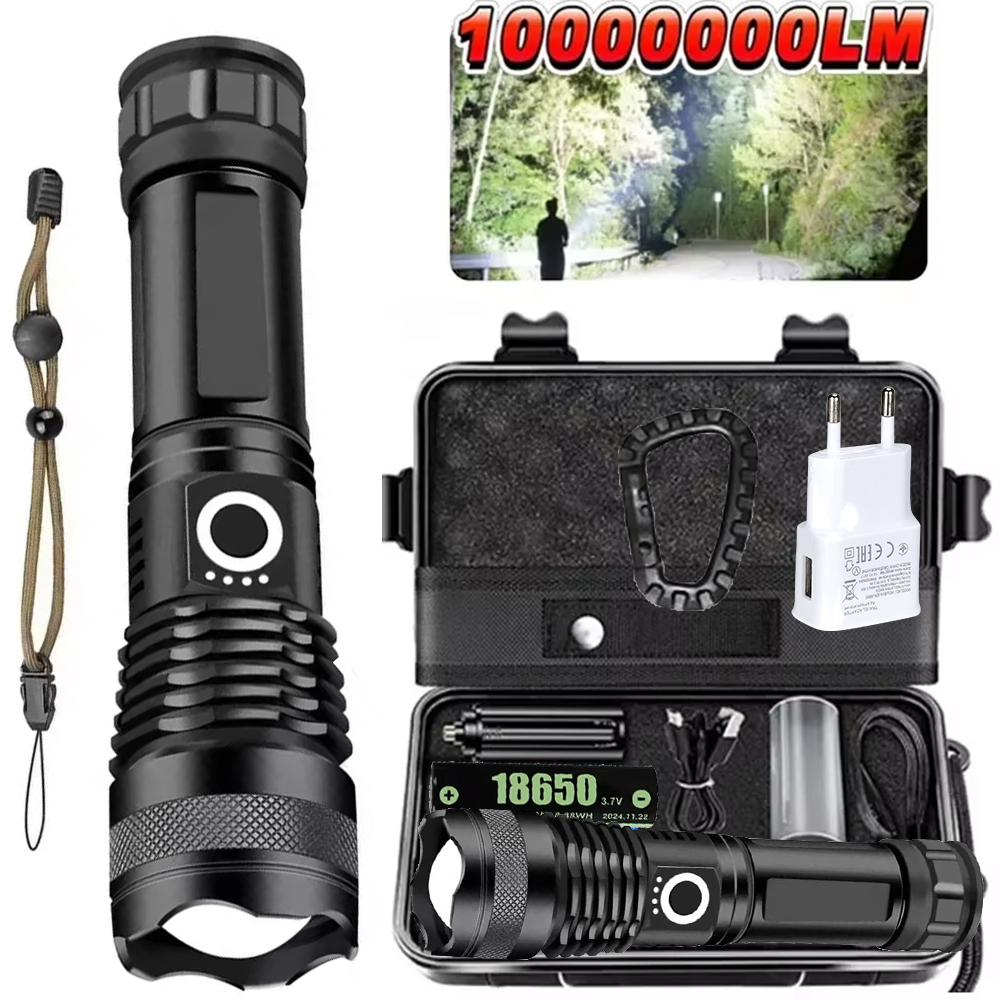 High Power LED Flashlight Rech - Fishing Light บทวิจารณ์และราคา
