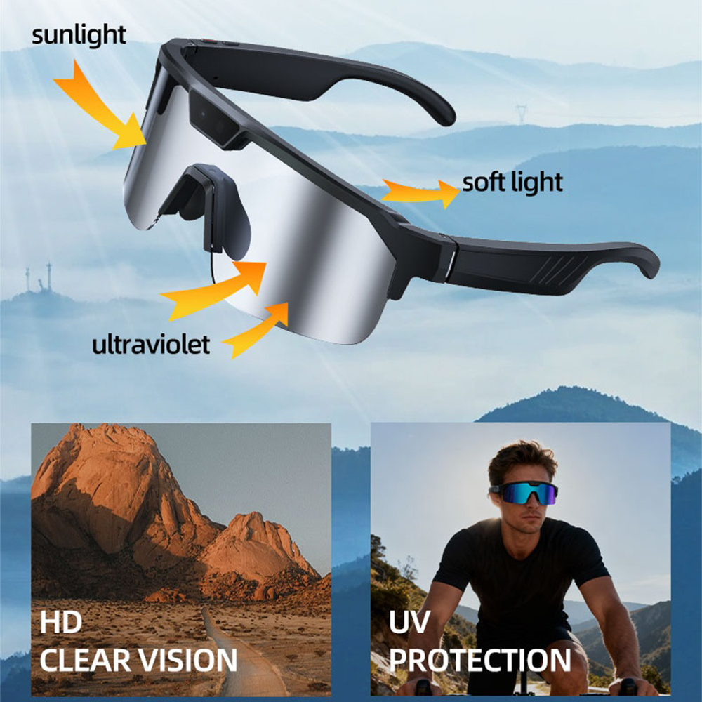 AI Smart Cycling Glasses Men W - Fishing Camera บทวิจารณ์และราคา