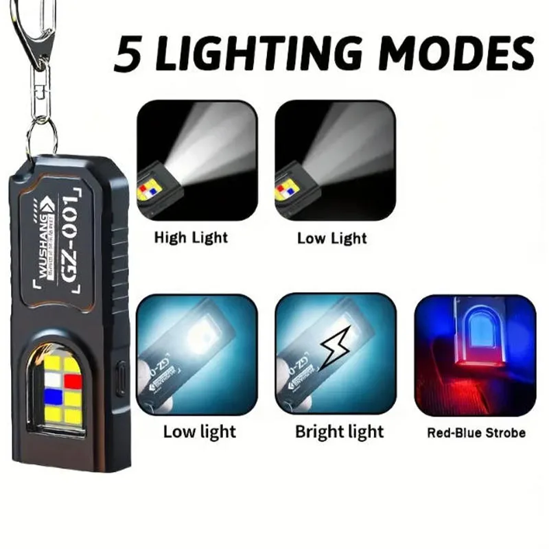 LED Keychain Flashlight Type C - Fishing Light บทวิจารณ์และราคา