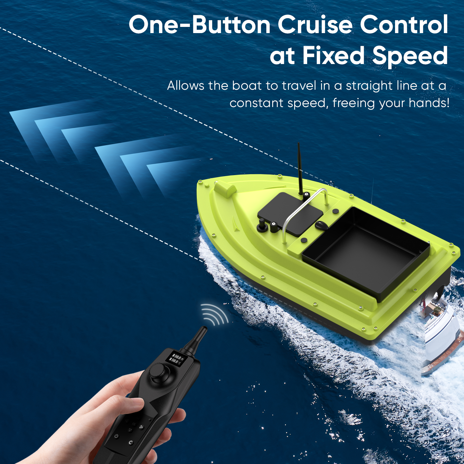 D36 RC Fishing Bait Boat with  - Fish Finder Cable บทวิจารณ์และราคา